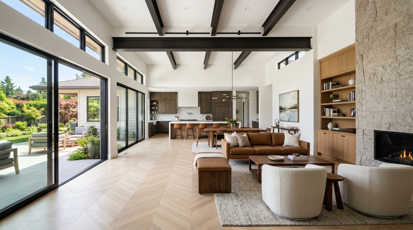 Luxury modern whole-home renovation daylight light mode